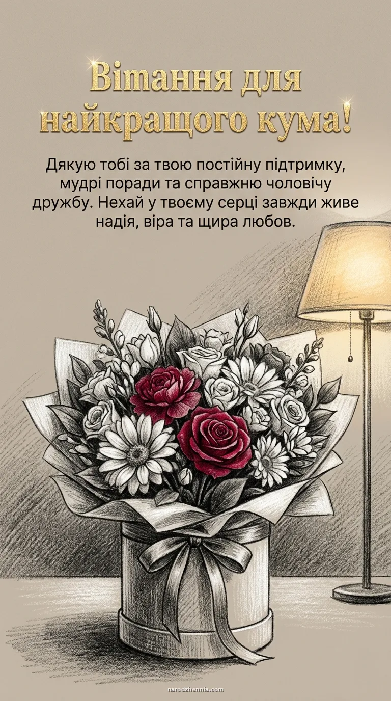 Душевне вітання для близької людини