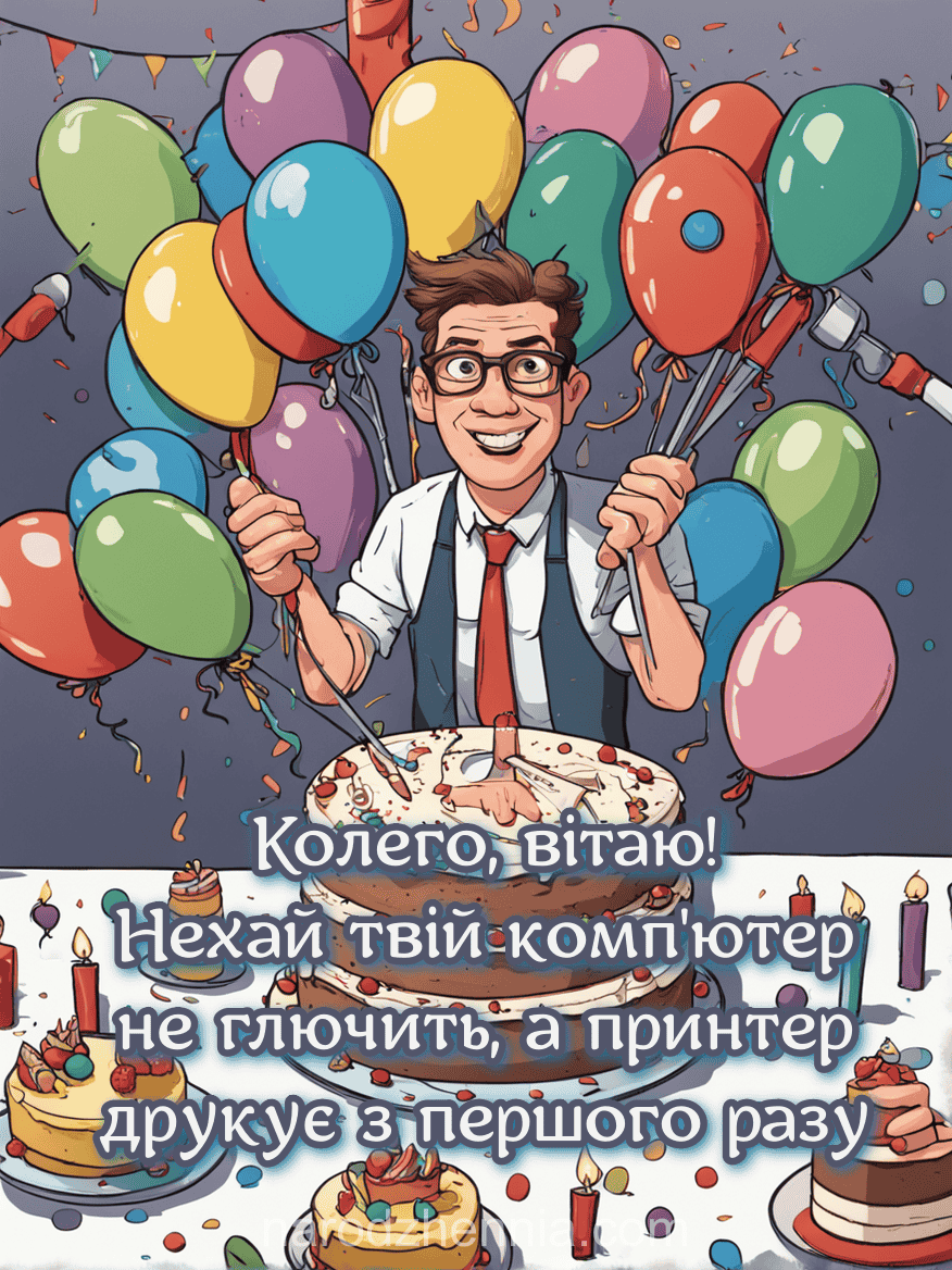 Колего вітаю - мрія офісного героя