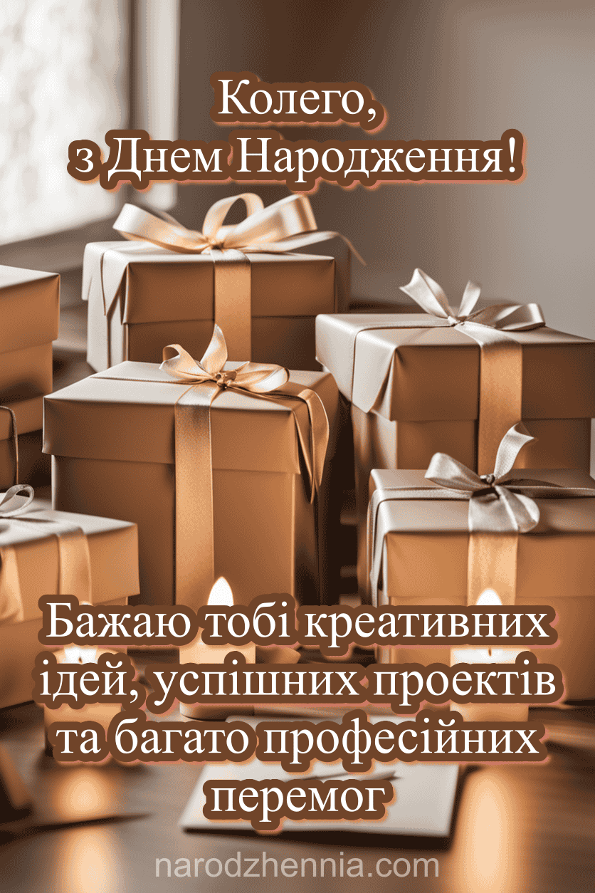 Колего з Днем Народження - креативні ідеї