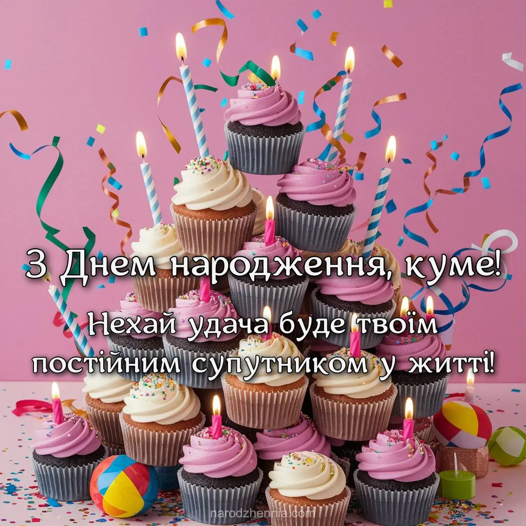 Привітання з Днем народження кума чоловіка