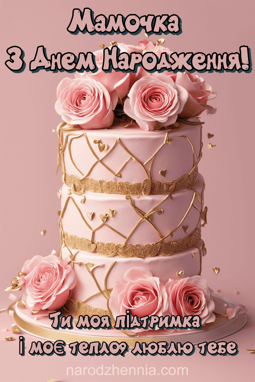 Мамочка з Днем народження