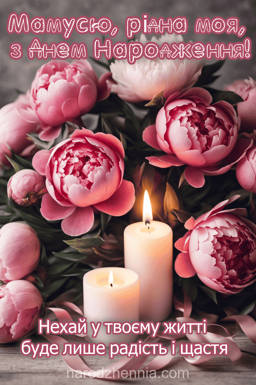 Мамусю рідна моя з Днем народження