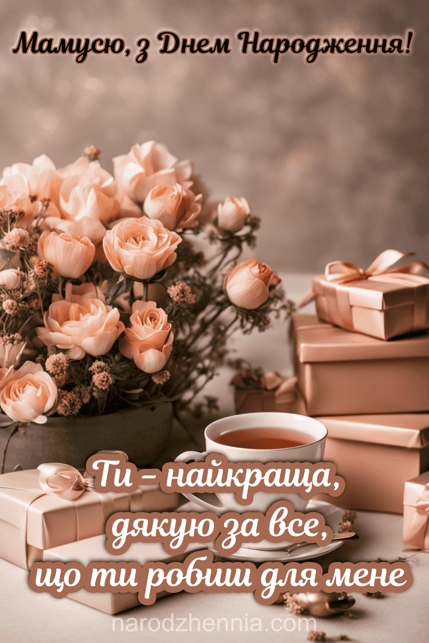 Мамусю з Днем народження