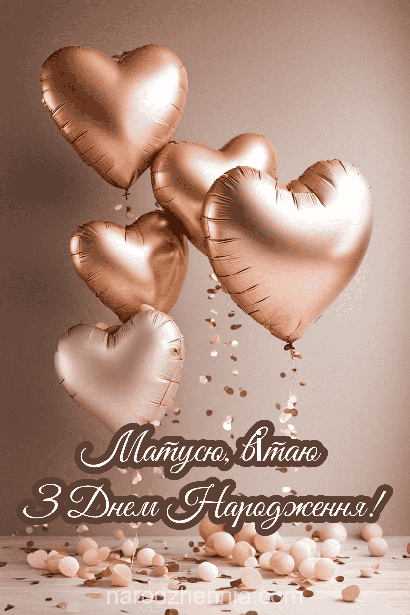 Матусю вітаю з Днем народження