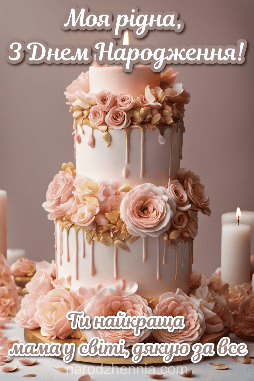 Моя рідна з Днем народження