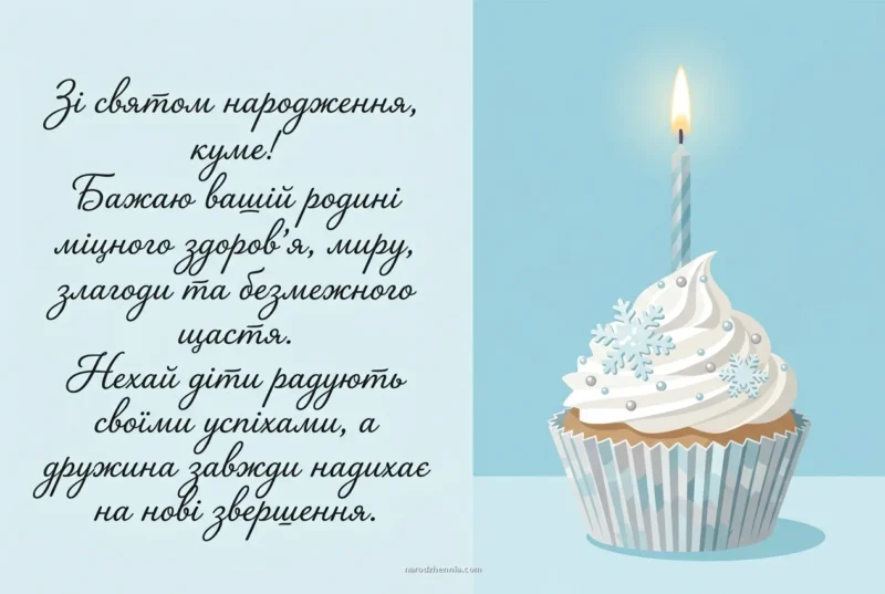 Побажання родинного щастя та затишку