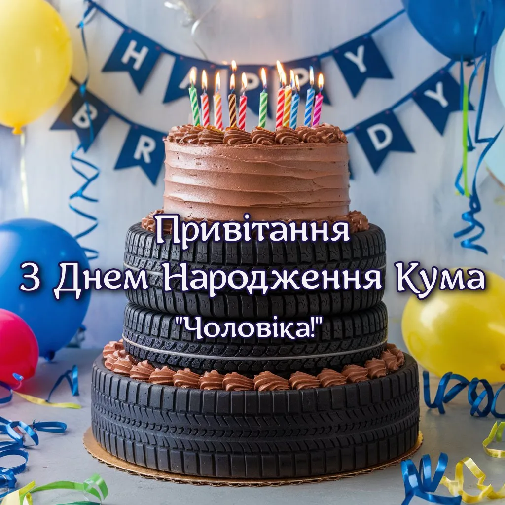 Привітання з Днем народження кума чоловіка