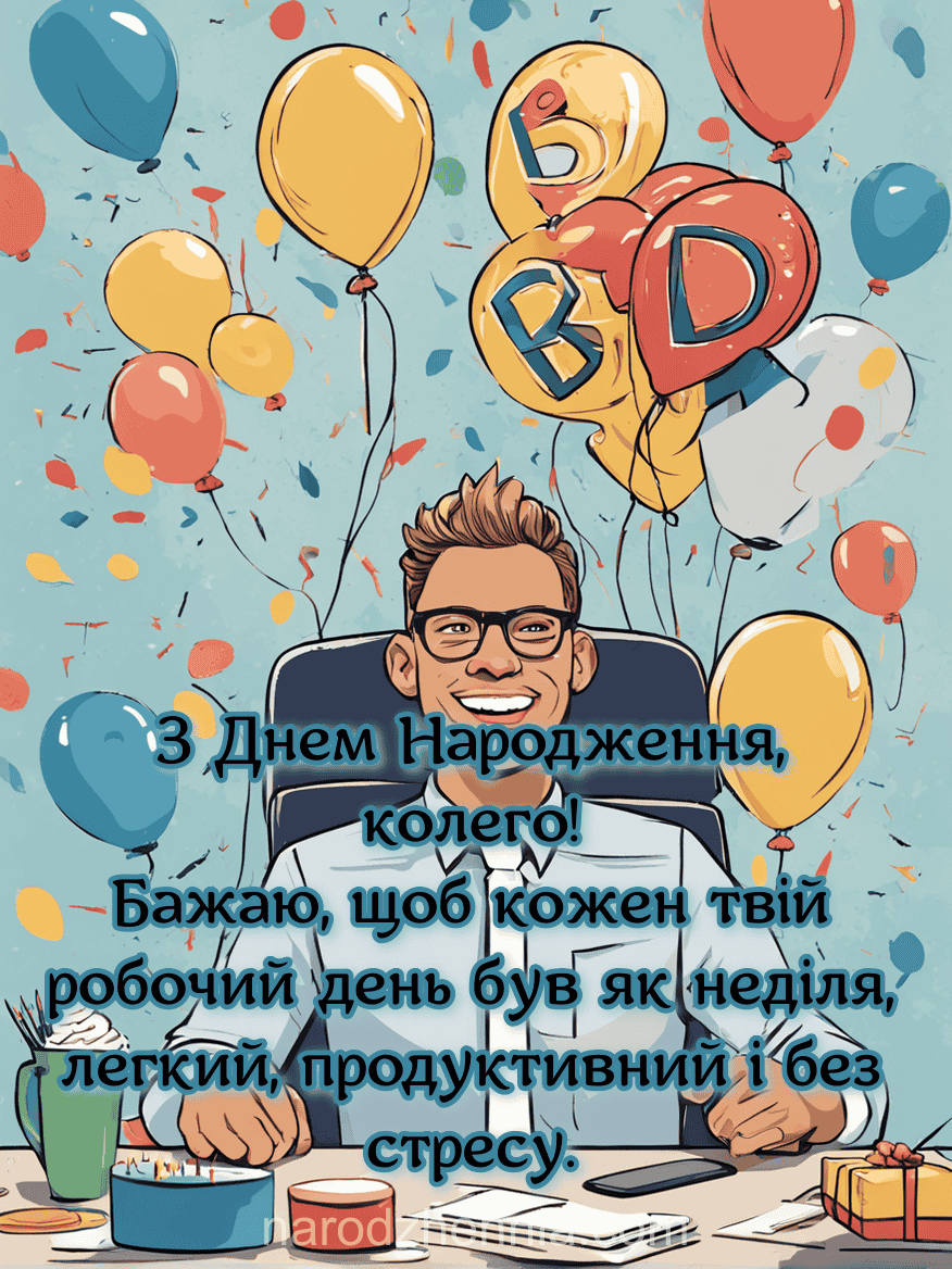З Днем Народження - легкий робочий день