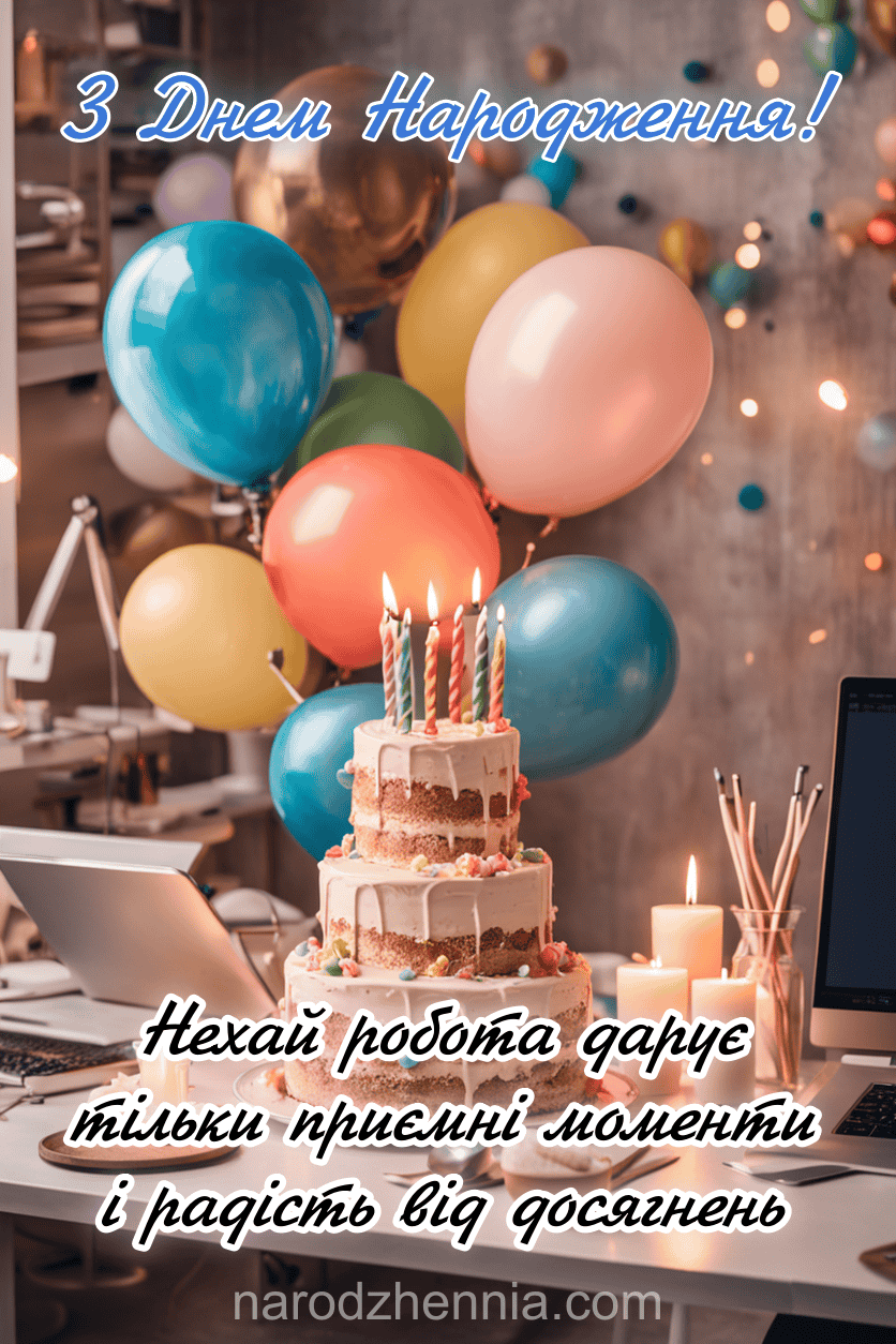 З Днем Народження - радість досягнень