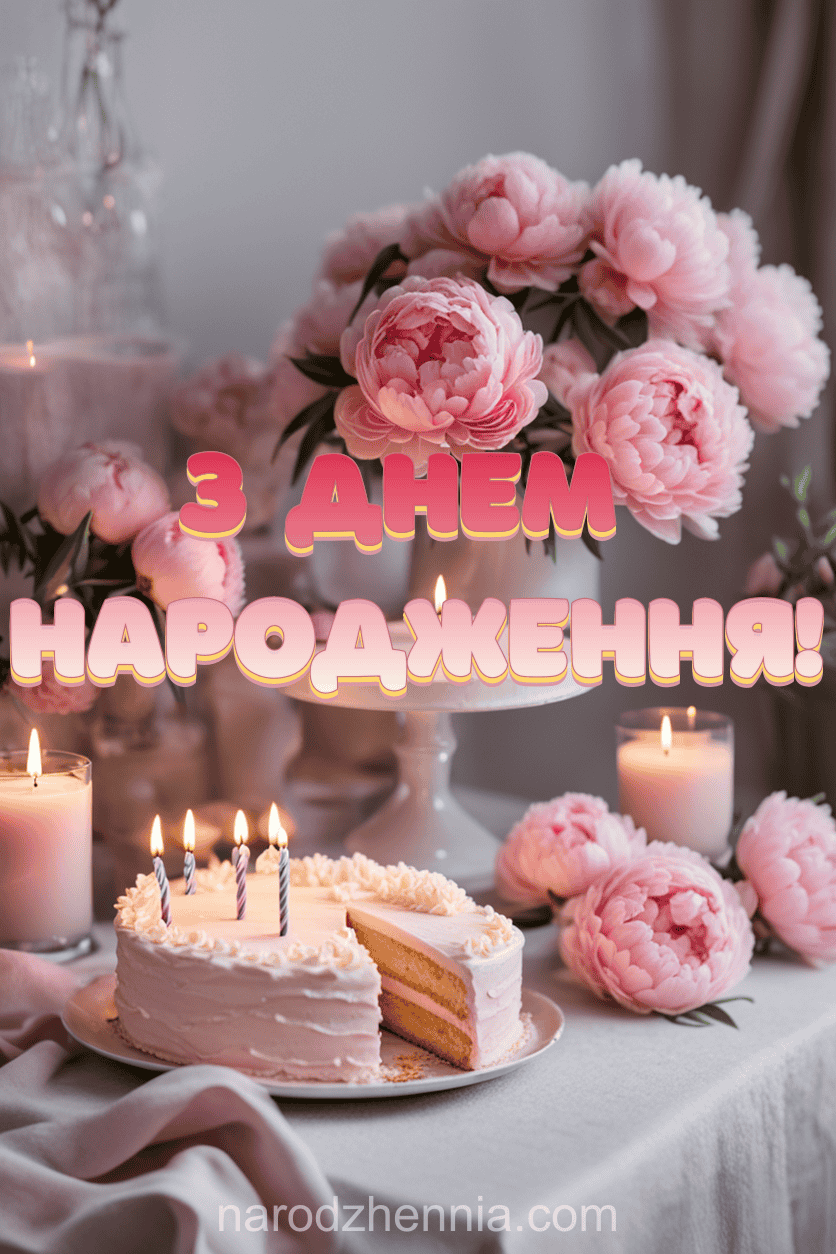 з днем народження жінці