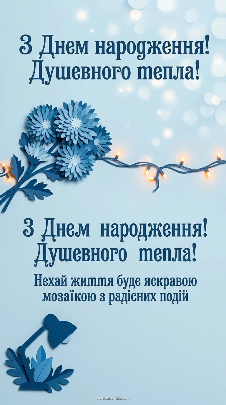Затишний робочий куточок з гірляндою